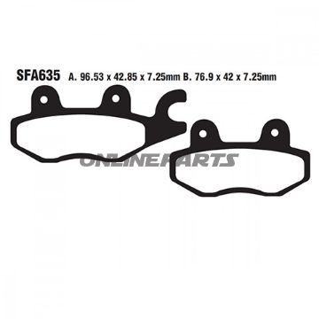 Brake Pads Scooter Ebc Sfa635