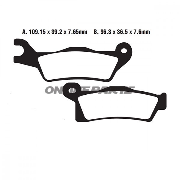 Brake Pads Std Ebc Fa617tt Fa249