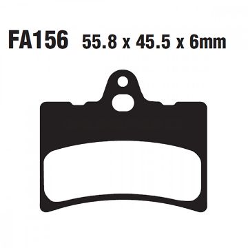 Brake Pads Std Ebc Fa156