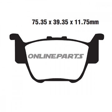 Brake Pads Std Ebc Fa373tt