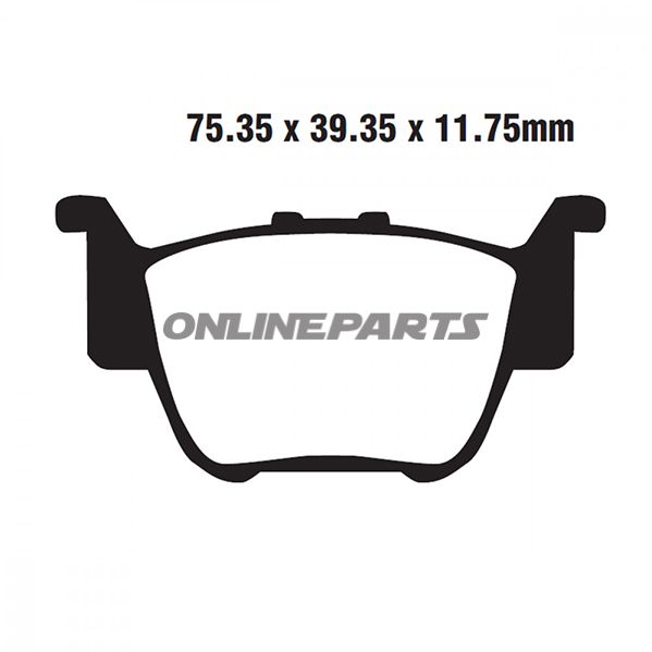 Brake Pads Std Ebc Fa373tt