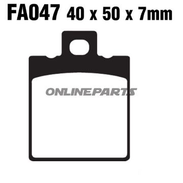 Brake Pad Semi-Sinter V Ebc Fa643v