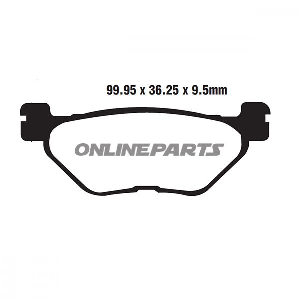 Brake Pad Semi-Sinter V Ebc Fa319/2V