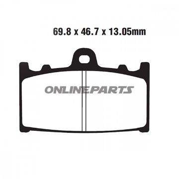 Brake Pad Semi-Sinter V Ebc Fa366v