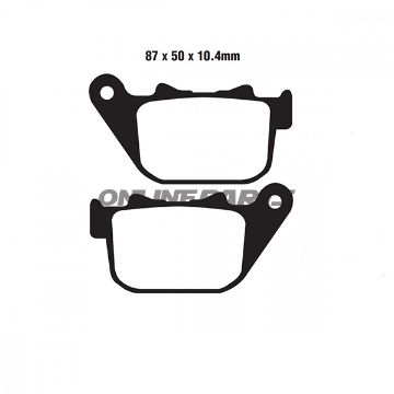 Brake Pad Semi-Sinter V Ebc Fa387valternative: 7870285
