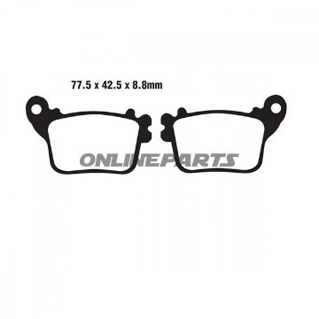 Brake Pad Semi-Sinter V Ebc Fa436v