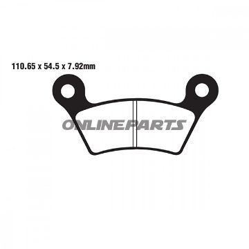 Brake Pad Semi-Sinter V Ebc Fa473v