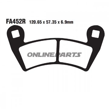 Brake Pads Sintered R Ebc Fa452rmx
