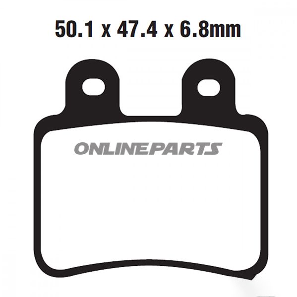 Brake Pads Sintered Hh Ebc Fa350hh