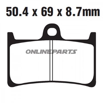 Brake Pads Sintered Hh Ebc Sfa252hh