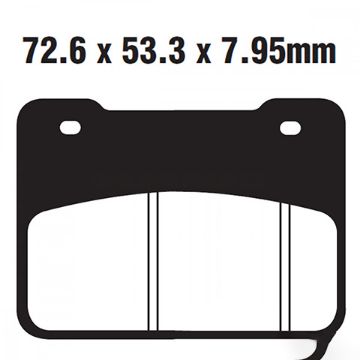 Brake Pads Sintered Hh Ebc Sfa627hh