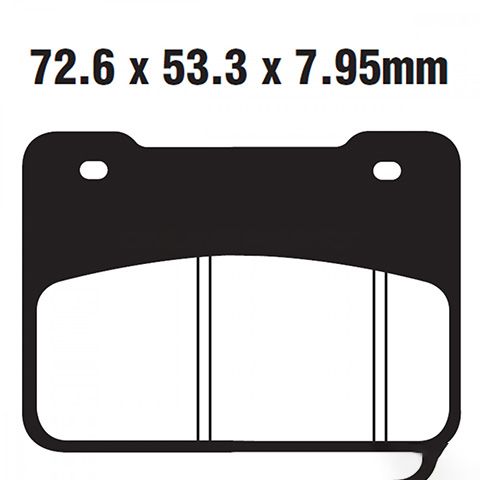 Brake Pads Sintered Hh Ebc Sfa627hh