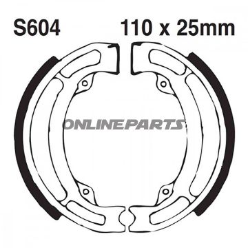 Brake Shoes Grooved Inc Springs Ebcgerillt