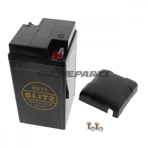 Battery 0811 Gel Blackwith Blitz Cover