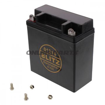 Battery 01214 Gel Blackwithout Blitz Cover