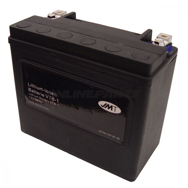 Battery Motorcycle Vtb-1 V-Twin Jmtlithium Ion Battery