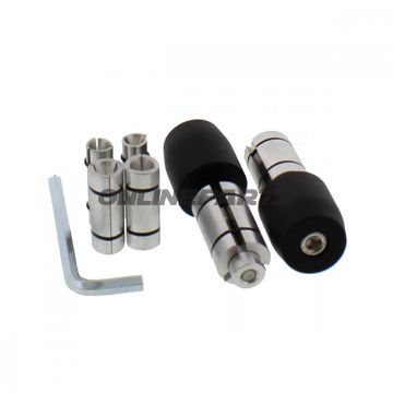 Jmp Aluminium Bar Endsblack For 25/17/13Mm Bar