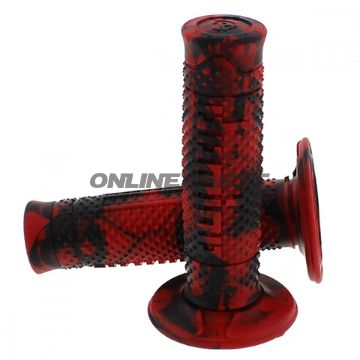 Domino Snake Grips Red/Blackdia 22Mm Length 118Mm Closed End