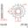 Front Sprocket 12 Tooth Pitch 520Narrow Spline Inner Diameter 20/22
