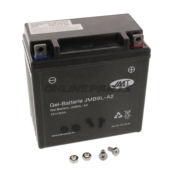 Battery Motorcycle Yb9l-A2 Gel Jmtyu 7070543 3265 6-On 0065