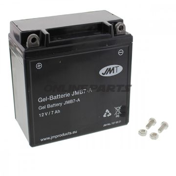 Battery Motorcycle Yb7-A Gel Jmtyu 7070592 3505 6-On 0067