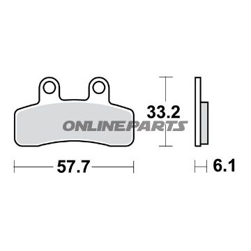 Brake Pads Std Trwaltn 7370083