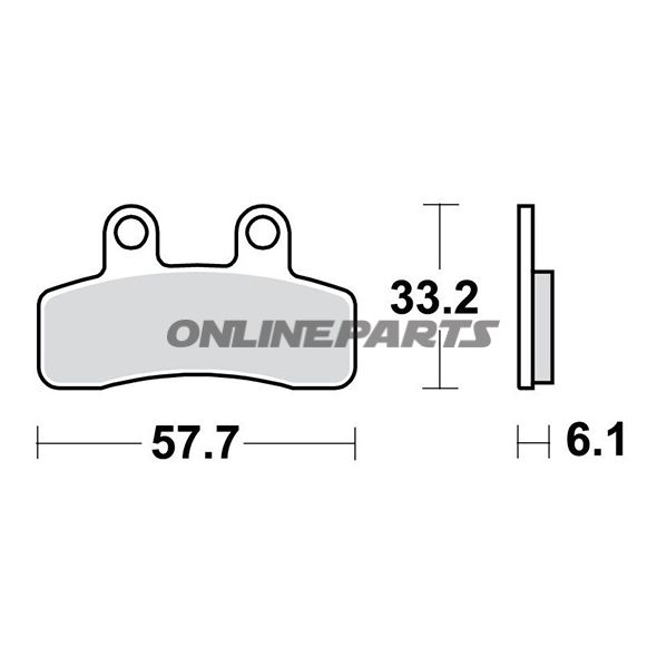 Brake Pads Std Trwaltn 7370083