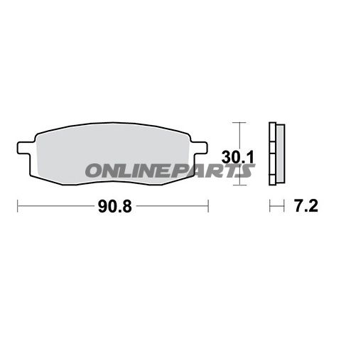Brake Pads Std Trwaltn 7370638