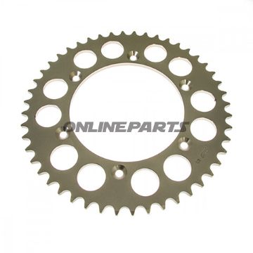 Rear Sprocket Alu 42Tooth Pitch 520 Silverinner Diameter 136 Bolt Spacing 160