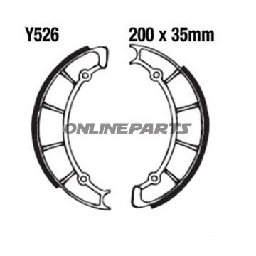 Brake Shoes With Springs Ebcoder 7860200