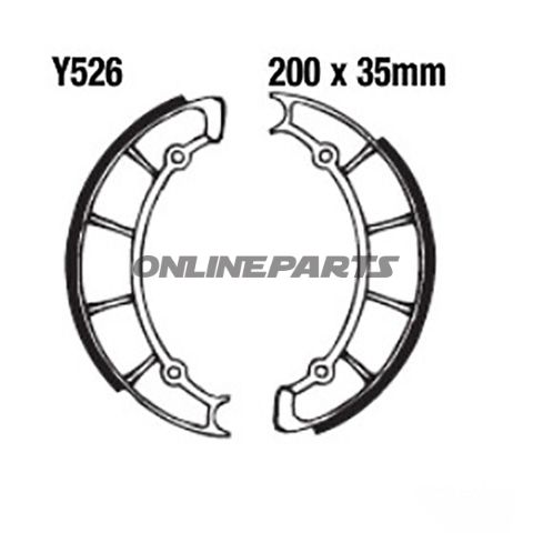 Brake Shoes With Springs Ebcoder 7860200