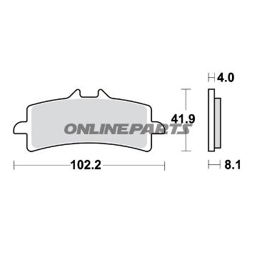 Brake Pad Carbon Crq Trwalternative: 7320012