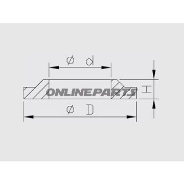 Dust Cap Rear Shock16 X 31 X 10 Original Kayaba (Kyb)