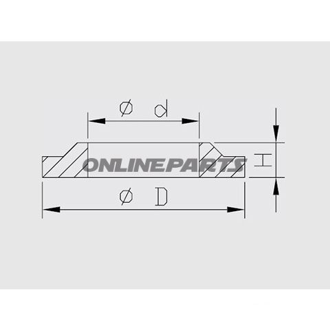 Dust Cap Rear Shock16 X 31 X 10 Original Kayaba (Kyb)