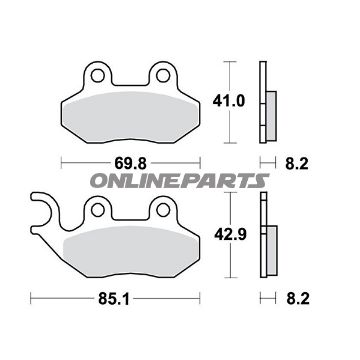 Brake Pads Std Trwalternative: 7323421