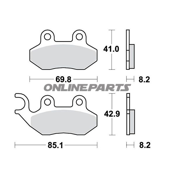 Brake Pads Std Trwalternative: 7323421