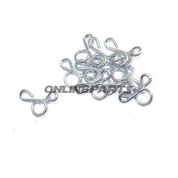 Fuel Hose Clamps Jmp 4.0Mmgalvanised Pack Of 20