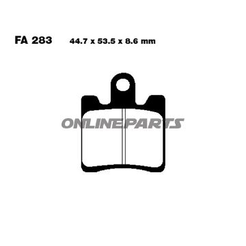 Brake Pad Standard Scooter Ebc Sfa283/4