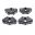Cush Drive Rubber Set Oeset Of Four