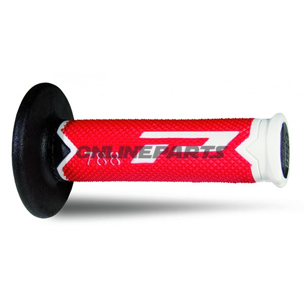 Grips White/Red/Blackdurchmesser 22 / 25 Mm. Länge 115 Mm Geschlossen