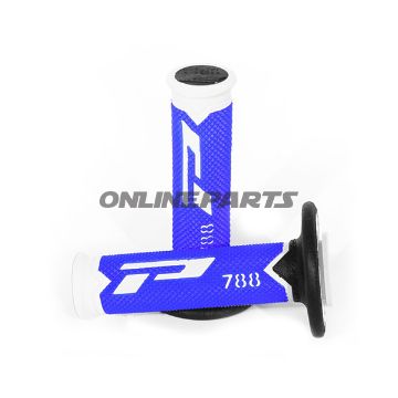 Grips White/Blue/Blackdurchmesser 22 / 25 Mm. Länge 115 Mm Geschlossen