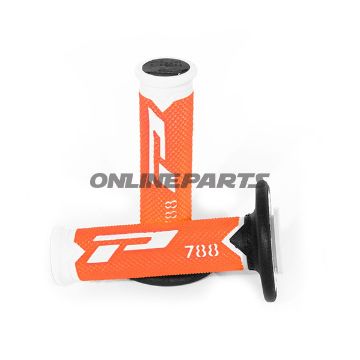Grips White/Black/Flourescent Orangedurchmesser 22 / 25 Mm. Länge 115 Mm Geschlossen