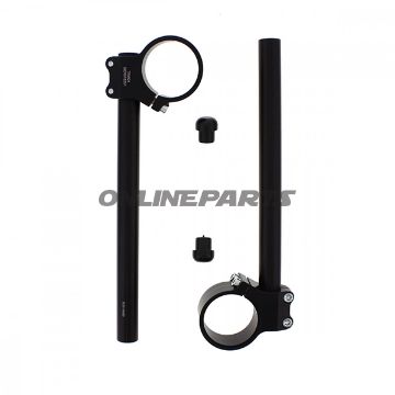 Handlebar Alu Black 22Mm Racing Trwstub D55