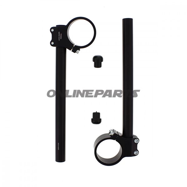 Handlebar Alu Black 22Mm Racing Trwstub D55