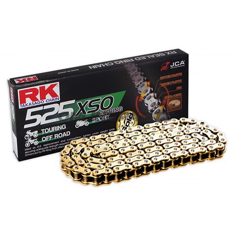 Rk X-Ring Chain Gb525xso/100Open Chain With Rivet Link