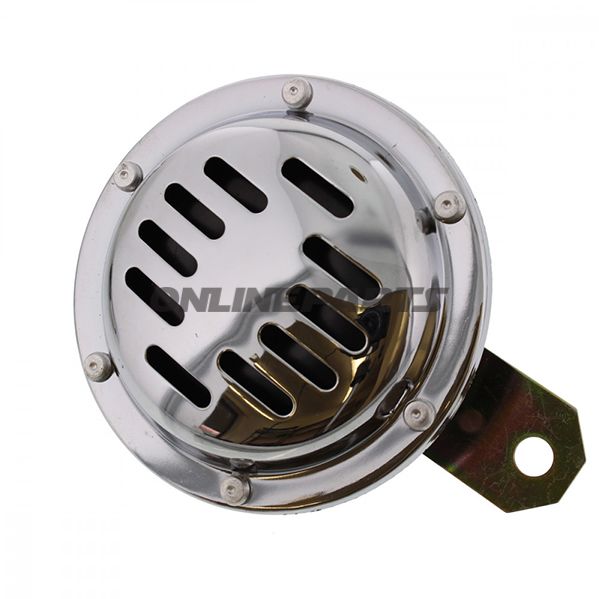 Motorcycle Horn 12V Ac Chrome Jmp100 Mm