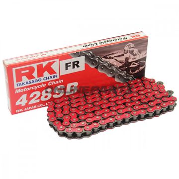 Rk Std Chain Red 428Sb/134Open Chain With Spring Link