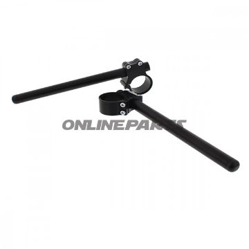 Handlebar Alu Black 22Mm Racing Trwstub D45