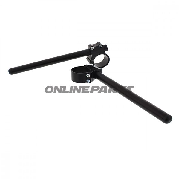 Handlebar Alu Black 22Mm Racing Trwstub D45
