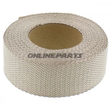 Silent Sport Exhaust Insulation Wrap15m X 50Mm Brass Colour When Hot